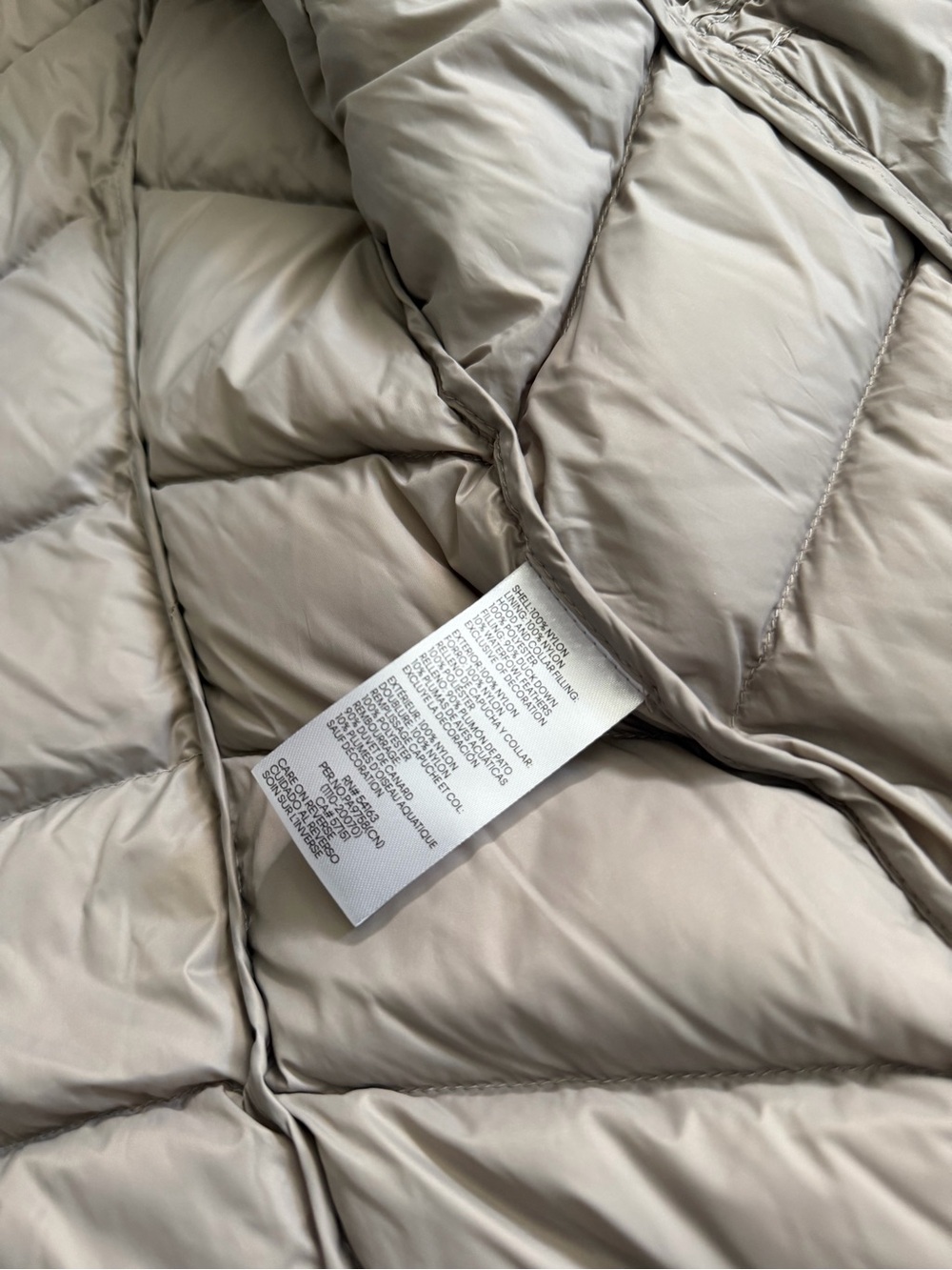 Calvin Klein Premium Down Puffer Jacket Womens Large - Picture 7 of 7